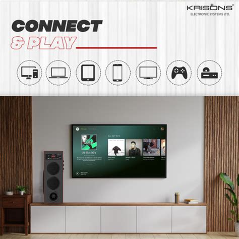 Buy KRISONS Wega Multimedia Home Theatre Speaker, LED Display with ...