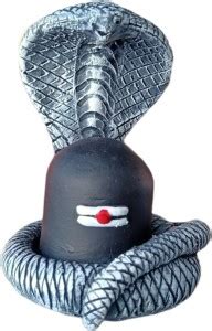 OM SAI GIFTS Shiva Lingam & Nag for Pooja Shivling Showpiece Statue Car ...