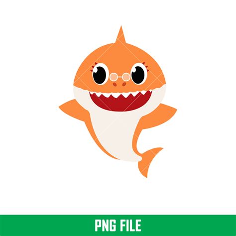 Baby Shark Png, Shark Family Png, Ocean Life Png, Cute Fish | Inspire ...