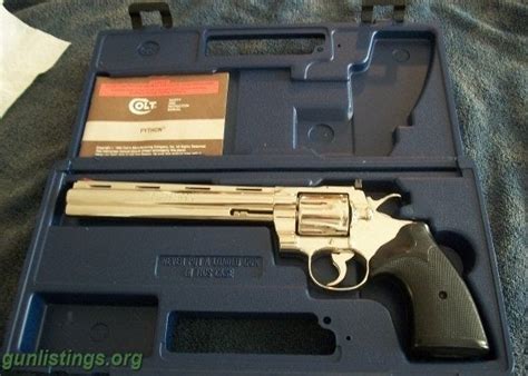 Image result for 8 Inch Nickel Plated Colt Python Reviews