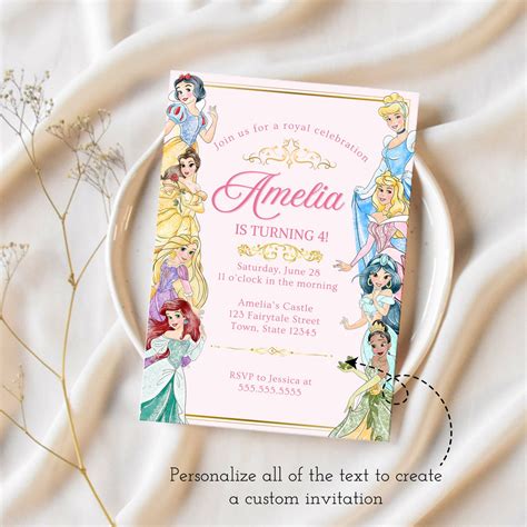 Princess Birthday Invitation Wording Ideas Princess Certificate