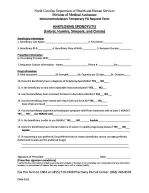 Fillable Online (Enbrel, Humira, Simponi, and Cimzia) Fax Email Print ...