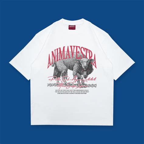 Jual ANIMA VESTRA "GRATITUDE" WHITE OVERSIZED BOXY HEAVYWEIGHT T-SHIRT ...