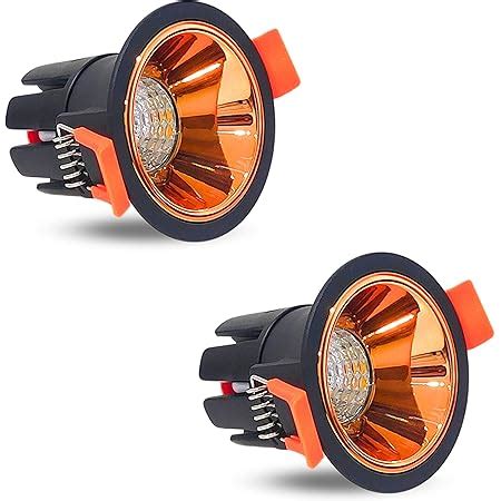 Buy D'Mak 12W Black Body LED COB Spot Light with Rose Gold Reflector ...