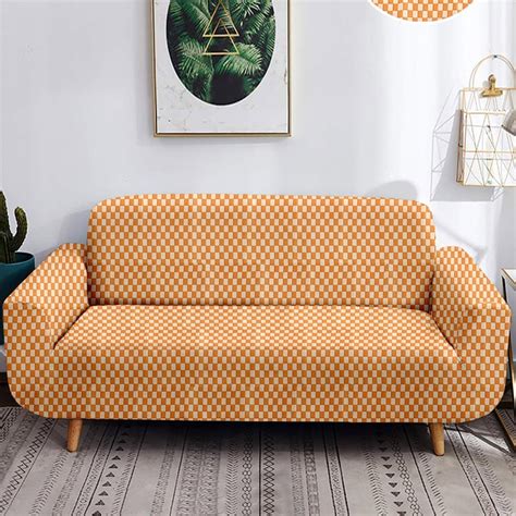 Buy Helios Morgan Checked 2-Seater Sofa Cover from Helios by Home ...