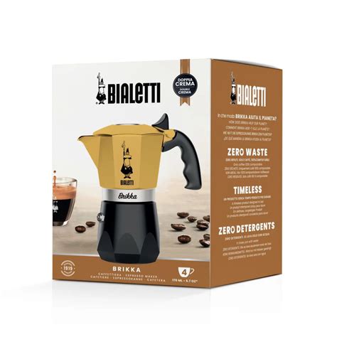 Bialetti Brikka Yellow – Limited Edition Moka Pot for Rich Coffee ...