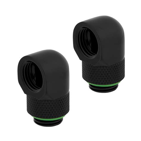 Buy CORSAIR Hydro X Series XF Hardline 90° Rotary Adapter Twin Pack (Black)