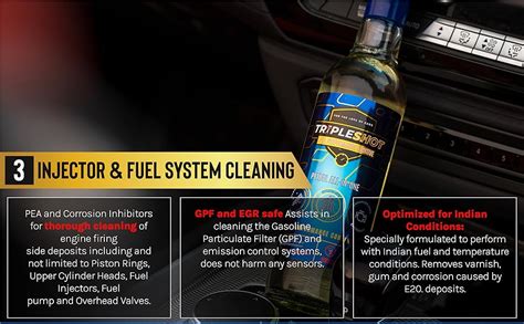 Tripleshot Fuel Performance Additive for Petrol Cars 375ml, Triple ...