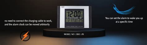 Buy Ajanta Quartz Plastic Rectangle Digital Alarm Wall Clock (29 cm x ...