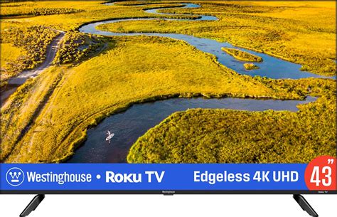 Amazon.com: Westinghouse Roku TV - 43 Inch Smart TV, 4K UHD LED TV with ...