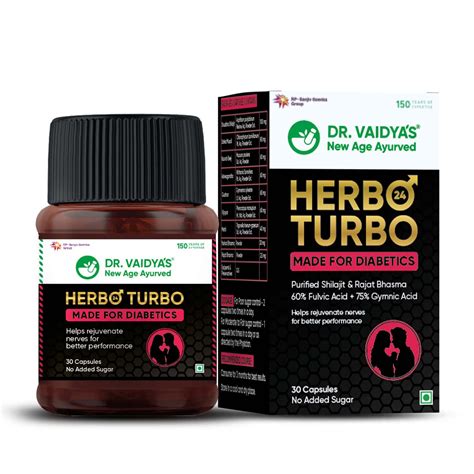 Buy DR. VAIDYA'S HERBO24TURBO - AYURVEDIC CAPSULES FOR MALE WELLNESS 30 ...