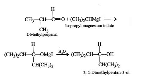 What would be the reactant and reagent used to obtain 2, 4 ...