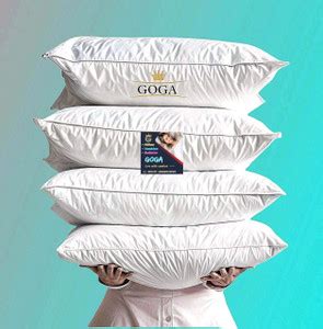 LUXURY Cotton Solid Sleeping Pillow Pack of 4 Price in India - Buy ...