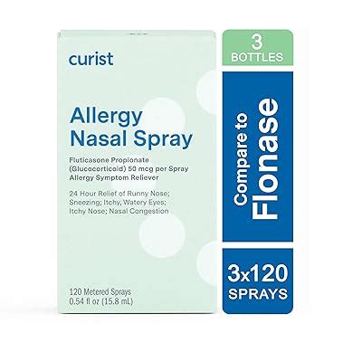 Buy Curist Fluticasone Propionate Generic Nasal Spray 50mcg 3x120 ...