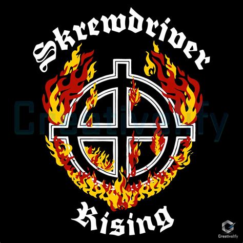 Skrewdriver Rising Rock Against Communism SVG - CreativeLify