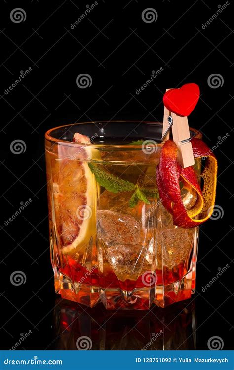 Delicious Negroni Cocktails with Campari, Gin, Vermouth, and a Citrus ...