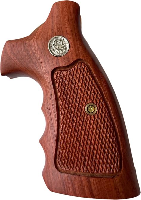 Buy New Smith & Wesson S&W N Frame Square Butt Grips Checkered Finger ...