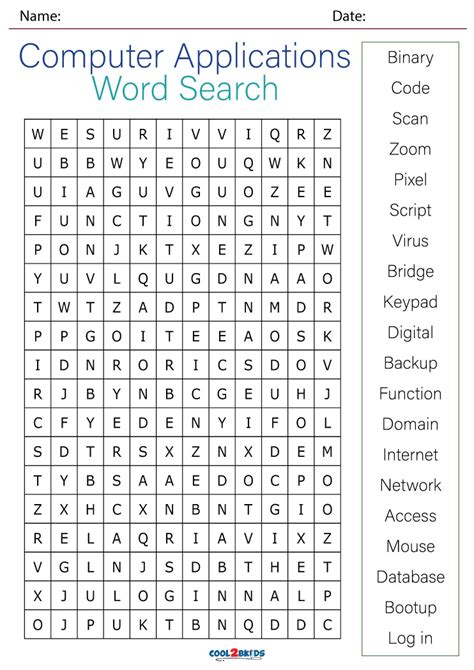 Computer Word Search 的图像结果