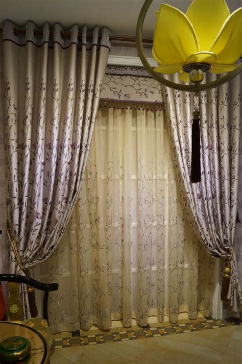 中式装修风格窗帘案例