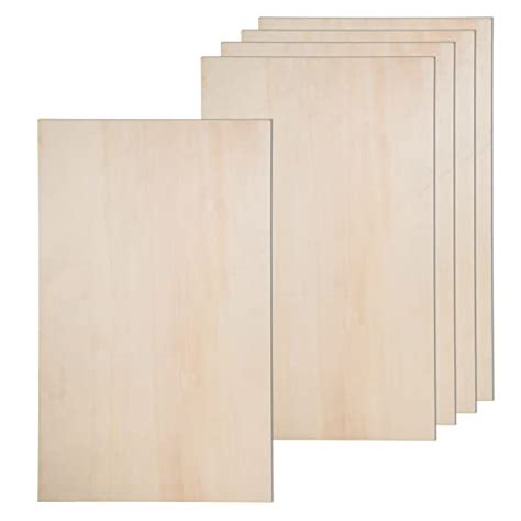 Buy 24 Pack Basswood Sheets for Crafts 12 x 20 x 1/8 Inch- 3mm Thick ...