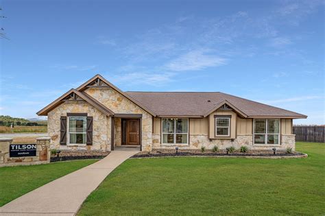 The Marian Custom Home Plan in Navarro County, TX from Tilson Homes
