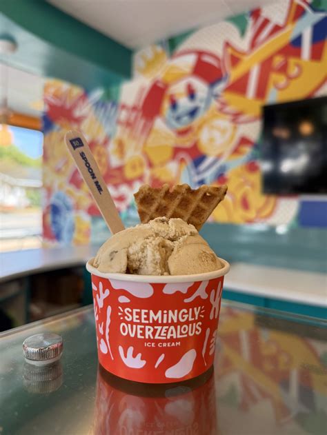 Seemingly Overzealous Ice Cream