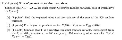 Image result for Distribution of Sum of Geometric Random Variables
