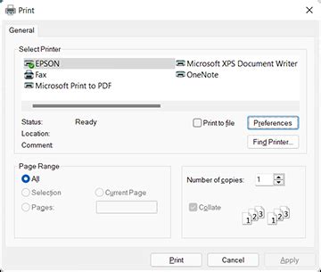 Print from Windows 的图像结果