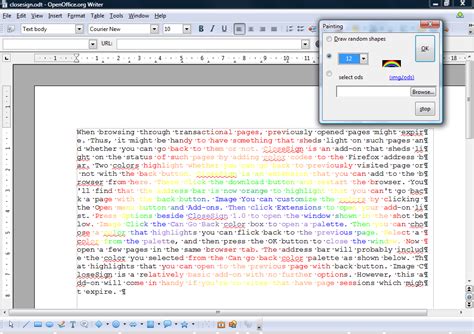 Image result for How to Add Background in OpenOffice Text