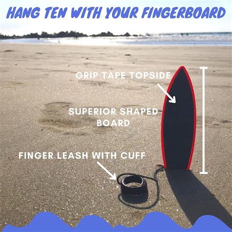 Buy Windeck Finger Surfboard - Rad Fingerboard Toy - Surf The Wind ...