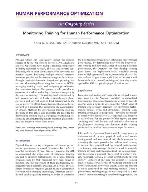 Image result for What Is Human Performance Optimization