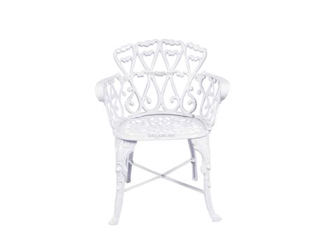 Dreamline Cast Aluminium Garden Patio Seating Chair for Balcony Outdoor ...