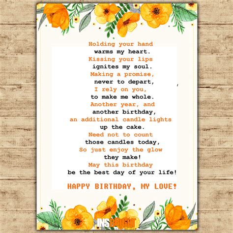Happy Birthday Husband Poems 50+ Happy Heavenly Birthday Husband