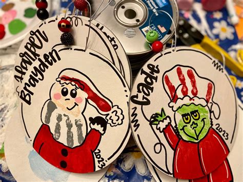 Handprint Ornaments with Talk in Chalk, Adams Drug Store and Gifts ...