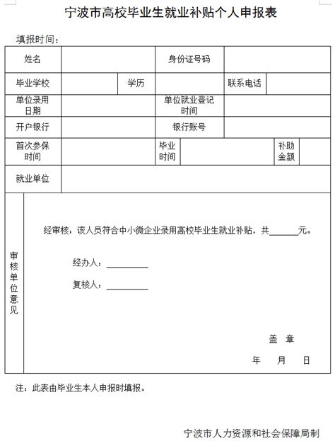 2019年宁波上半年高校毕业生就业补贴申请指南- 宁波本地宝