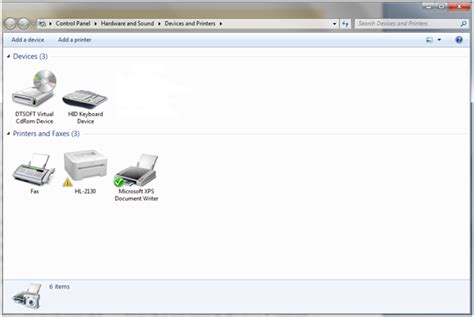 Device and Printer Panel 的图像结果