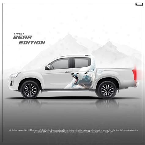 Bear Edition Car Graphics – Isuzu V Cross | IDE Graphics– IDE Autoworks