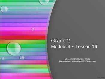 Eureka Math 2nd Grade Homework 2.4 Lesson 16 的图像结果