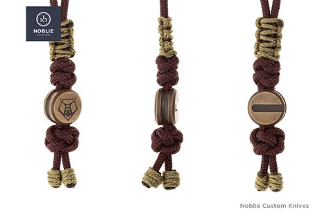 Shirogorov Pivot Bead Paracord Knife Lanyard for EDC Knives
