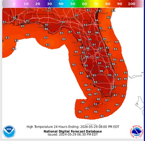 Map Shows Florida Cities Hit New Record Heat: 'Scorcher' - Newsweek