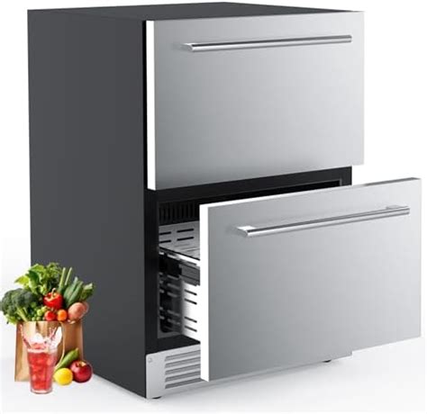 COWSAR Under Counter Double Drawer Refrigerator, 24 India | Ubuy