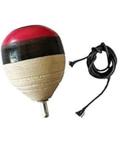 Buy GRABSMART Wooden Spinning Tops lattoo/bambaram/buguri/bongaram with ...