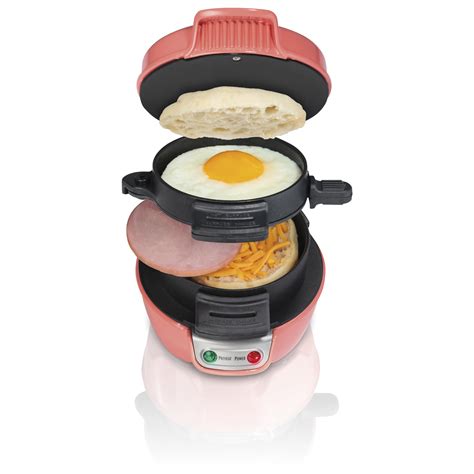 Amazon.com: Hamilton Beach Breakfast Sandwich Maker with Egg Cooker ...
