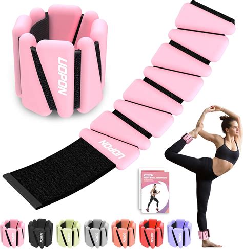 Amazon.com: Pilates Wrist & Ankle Weights for Women, Adjustable ...