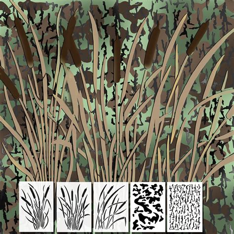 Camouflage Painting stencils at CamoStencils.com DIY Stencil kits