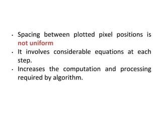Image result for Midpoint Line Algorithm Bresenham Java