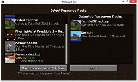 Image result for How to Install Resource Packs