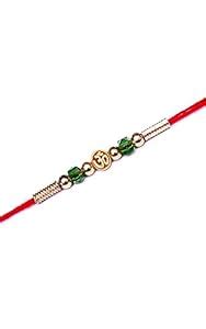Buy Set of 1 Multicolor Beads Kundan Designer Rakhis for Brother ...