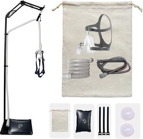 Amazon.com: CPAP Hose Holder Stand with Adjustable Angle Height, CPAP Mask Hook - Metal ...