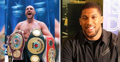 Anthony Joshua's One-Word Response to Tyson Fury Reignites Mega-Fight ...